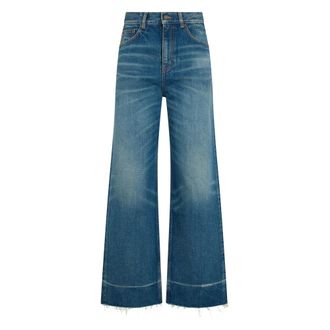 Chlo&eacute; Jeans, Dames, Blauw, W28, Katoen, Wide Jeans