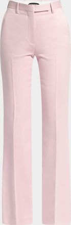 Tom Ford Satin Straight-Leg Tailored Pants