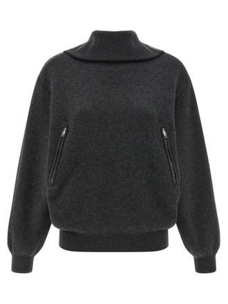 Balenciaga Womens Back-To-Front Sweater