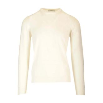 Mauro Ottaviani Crewneck Jumper - male - Mauro Ottaviani - Round-neck Knitwear - White - 2XL - Knitwear