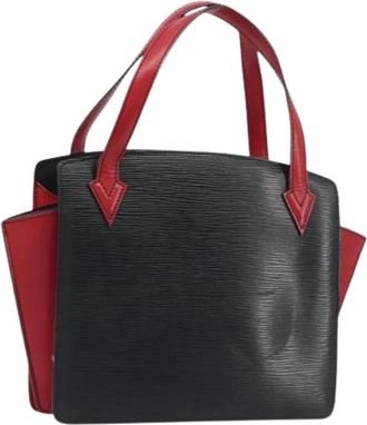 Louis Vuitton Pre-owned Hand Bag - Dames - Vintage Handtas - Veelkleurig - ONE Size - Leer - Vintage