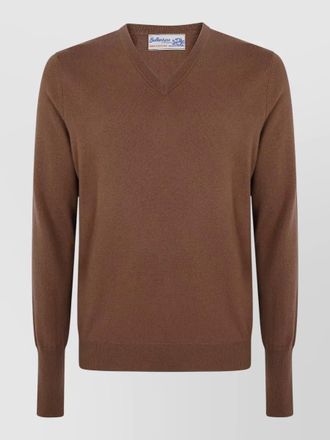 Ballantyne cashmere v-neck jumper