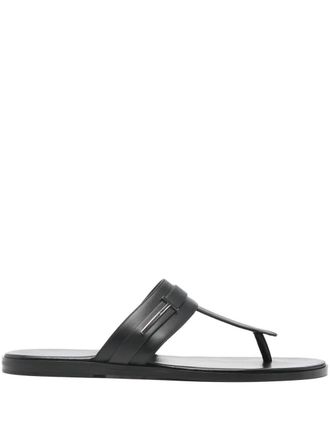 Tom Ford logo-detail sandals - Nero