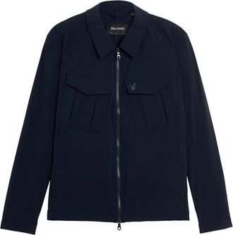 Lyle & Scott Nylon Pocket Overshirt - Heren - Zomerjassen - Blauw - XL - Nylon - Jassen