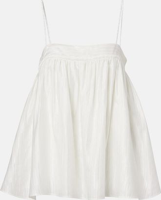 Rotate Striped gathered camisole