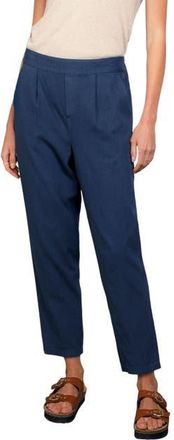 Celtic & Co. Twill Tapered Pull On Pants in Dark Navy at Nordstrom, Size 10