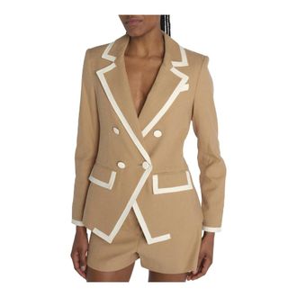 Veronica Beard Blazers, female, Beige, Size: XS Edison Blazer
