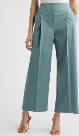 BOSS Tulotta Straight Leg Pants in Reef at Nordstrom, Size 14