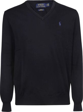 Ralph Lauren V-hals Truien - Heren - V-hals truien - Blauw - L - Truien & Vesten