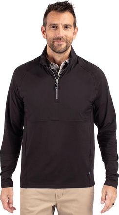 Cutter & Buck Adapt Eco Knit Hybrid Recycled Mens Quarter Zip