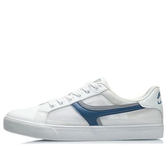 Li-Ning Vintage Skate Shoes White Blue AGCR395-2