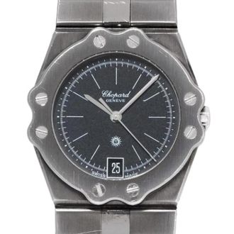 Chopard Pre-owned St. Moritz Staal/PVD Ref. 8025 - Dames - Vintage Horloges - Zwart - ONE Size - Vintage