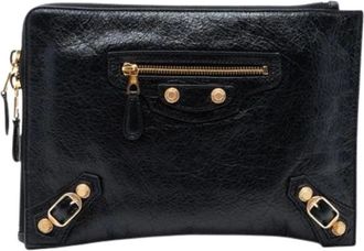 Balenciaga Pre-owned Clutches, female, Black, Size: ONE SIZE Pre-owned Vintage Clutch