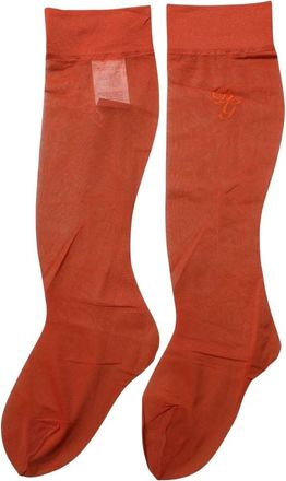 Dolce & Gabbana Underwear - Dames - Sokken - Oranje - ONE Size - Ondergoed