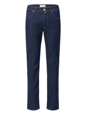 Jacob Cohen contrast-stitching jeans - men - Cotton/Elastomultiester/Elastane - 30 - Blue
