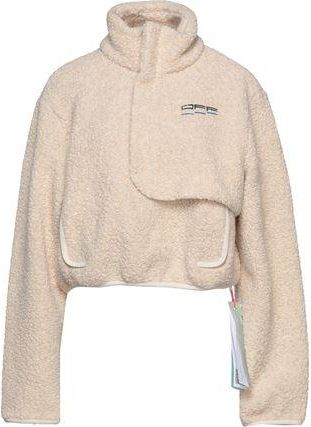 Off-white ROPA DE ABRIGO - Borreguito y pelo ecol&oacute;gico en YOOX.COM