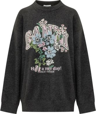 Ganni Donna, Maglie, Grigio, XS, new