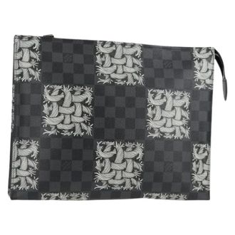 Louis Vuitton Pre-owned Clutches, female, Black, Size: ONE SIZE Pre-owned Pochette Voyage