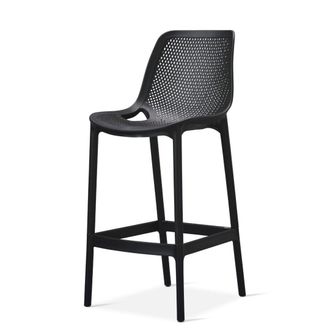 Netfurniture Gunez Bar Stool Quality - Black