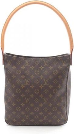 Louis Vuitton Pre-owned Shoulder Bags, female, Brown, Size: ONE SIZE Pre-owned Vintage Canvas Shoulder Bag