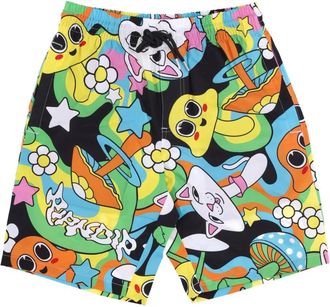 Ripndip Shroom Mania Zwemshorts - Heren - Strandmode - Veelkleurig - XS - Polyester - Badmode