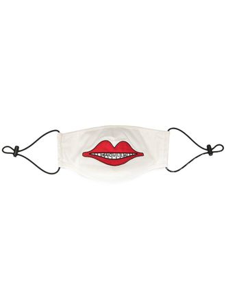 Haculla Red Lips mask - men - Cotton - One Size - White