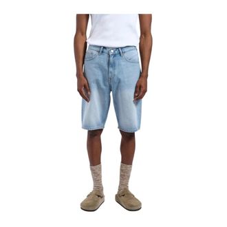 Dr. Denim Omar Shorts - Heren - Denim shorts - Blauw - W36 - Katoen - Korte Broeken
