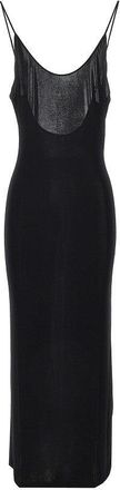 Saint Laurent Stretch viscose long dress Woman S