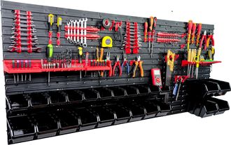 OEM Tablero De Herramientas Para Taller De 172x78 Cm + 24 Bandejas