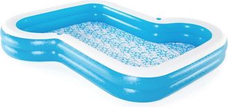 Bestway Piscina Hinchable Autoportante Infantil 305x274x46 Cm 2 Posavasos Dise&ntilde;o Mosaico Edad Mayores De 6 A&ntilde;os