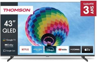 Thomson 43qg4s14 - Tv Qled 43 (109 Cm) - 4k 3840x2160 - Hdr 10 - Google Tv - 2xhdmi 2.1 + 2xhdmi 2.0 - Thomson