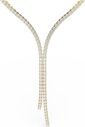 Swarovski Matrix 18k Gold Plated Y Necklace