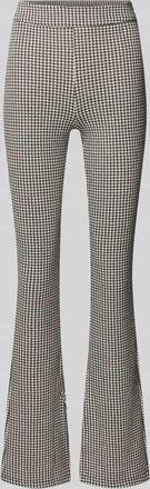 HUGO BOSS Slim Fit Schlaghose aus Baumwoll-Viskose-Mix Modell NAROSETTA in Black, Größe XL