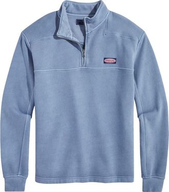 Vineyard Vines Shep Shirt Quarter Zip Pullover in Flag Blue at Nordstrom, Size Xx-Large