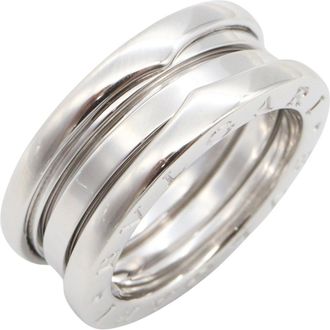 Bulgari White Gold White Gold (18K) Band Ring (Pre-Owned)