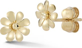 Ember Fine Jewelry 14K Gold Flower Studs