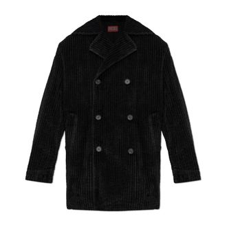 Diesel Korte jas W-Otis - Heren - Mantel - Zwart - 2XL - Katoen - Jassen