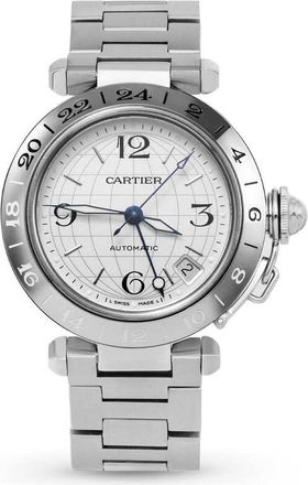 Cartier Pre-owned Cartier Pasha C Gmt Automatic White Dial Ladies Watch 2377
