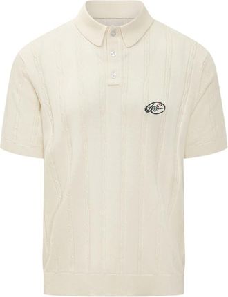 KidSuper Studios Painters Logo Polo - Heren - Polos - Beige - L - Tops