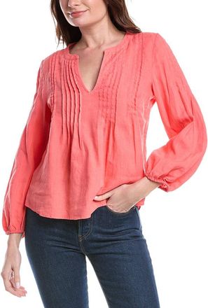 Tommy Bahama Coastalina Pintuck Linen Peasant Top