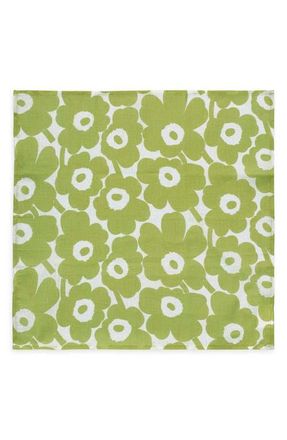 Marimekko Mini Unikko Napkin in White at Nordstrom, Size One Size Oz