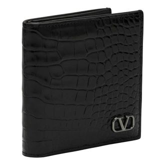 Valentino Garavani Wallets & Cardholders, male, Black, Size: ONE SIZE Horizontal Wallet