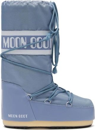 Moon Boot Winterlaarzen met Logoprint - Dames - Winterlaarzen - Blauw - 39 EU - Schoenen