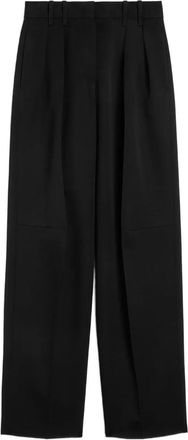 Jil Sander Pantaloni con pieghe - Nero