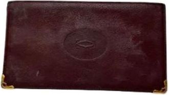 Cartier Pre-owned Vintage Bordeaux Leather Card Holder - - Pre-owned - Donna - Rosso - ONE SIZE