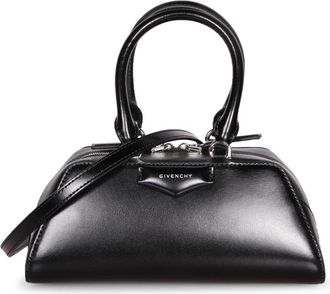 Givenchy Mini Antigona East-West Bag - Dames - Handtassen - Zwart - ONE Size - Katoen - Tassen