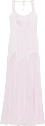 Alexander McQueen Scoop-neck Maxi Dress