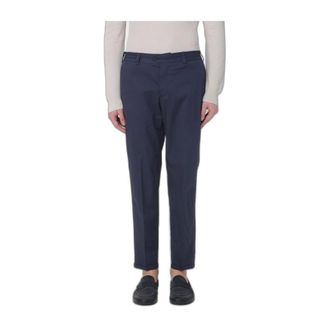 Pantaloni Torino Pantaloni Chino in Misto Cotone - Trousers - Hombre - Azul - W33