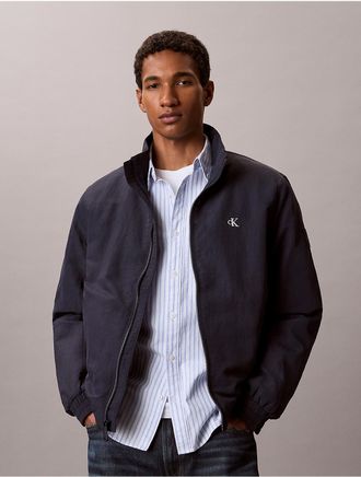 Calvin Klein Jeans Calvin Klein Mens Padded Nylon Zip Jacket - Blue - 2XL