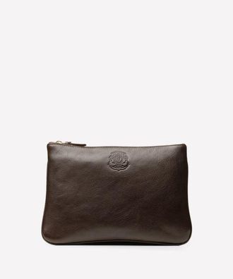 Ghurka Pouch II No. 64 in Vintage Walnut Leather at Nordstrom